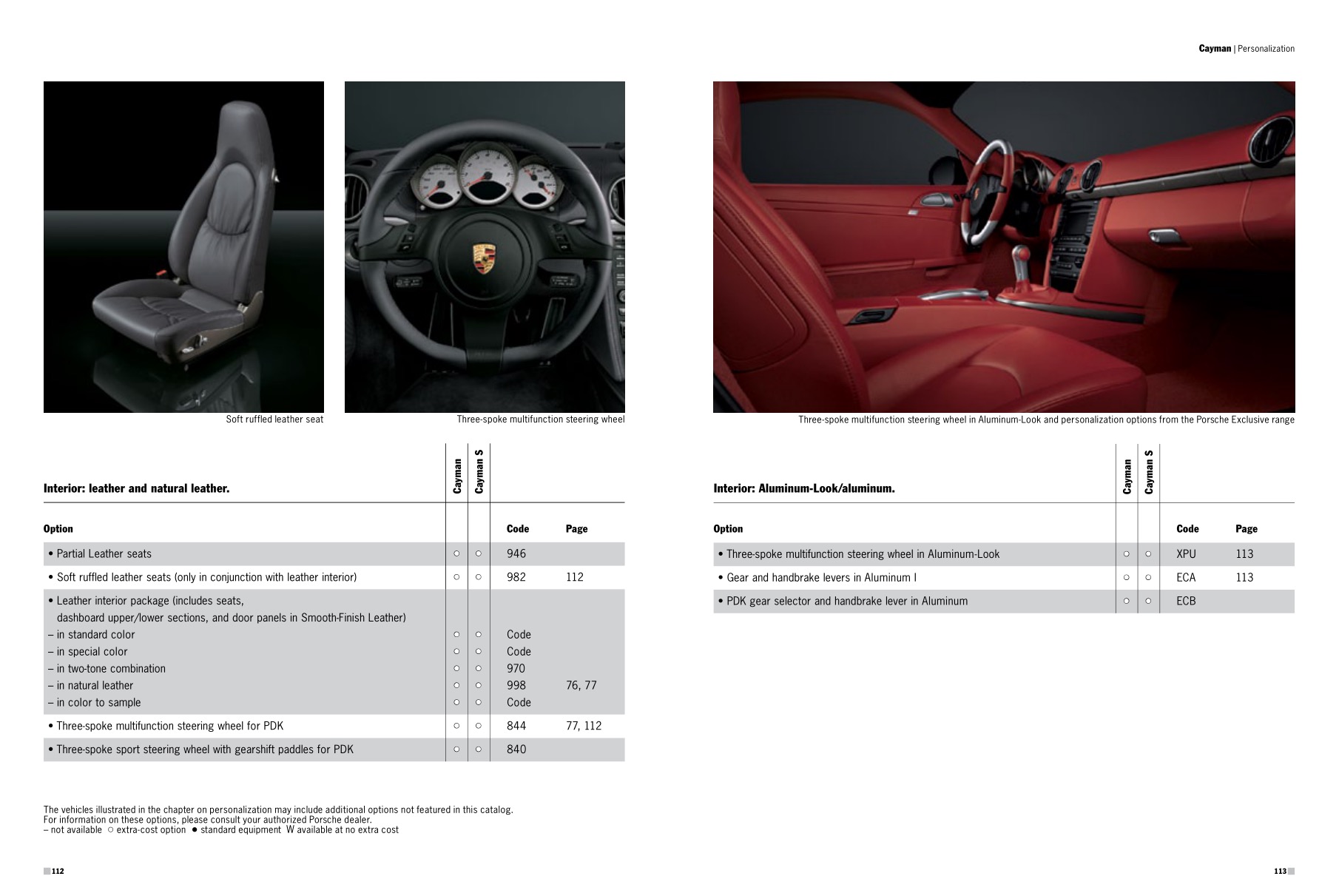 2012 Porsche Cayman Brochure Page 64